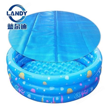 蓝尔迪心形气泡盖 直径2.4米圆 支架游泳池盖 solar pool cover