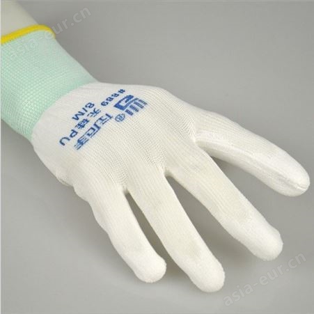 左右手PU手套防静电批发男女尼龙电子厂工人劳保防护手套