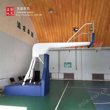 手动电动液压篮球架可升降 室外标准比赛篮球架成人可定制