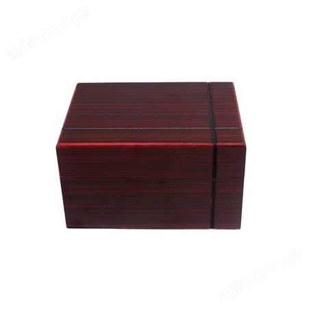 木制木纹长方型手表盒定制 哑光收纳盒首饰盒印制LOGO 木质腕表礼品盒工厂