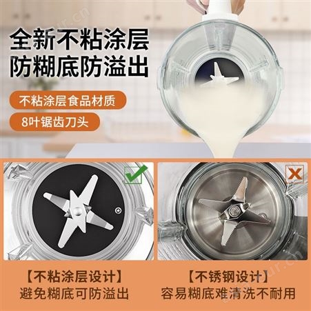 韩国现代轻音破壁机家用加热全自动清洗小型多功能榨汁豆浆料理机