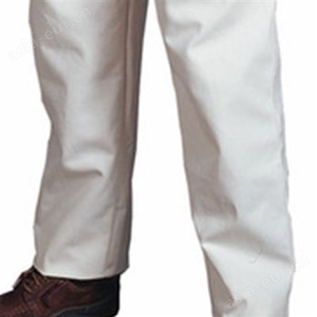 weldas/威特仕33-9500白色帆布焊接工作裤 烧焊服 耐磨