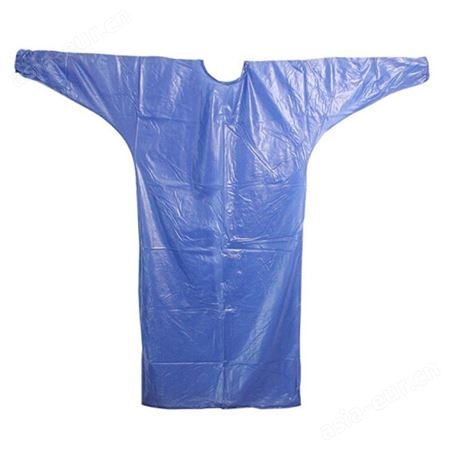 ansell/安思尔 56-910 聚氯乙烯PVC蓝色防化耐酸碱防飞溅围裙