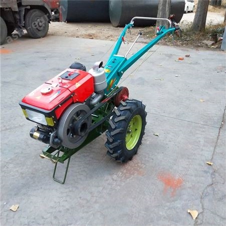 农用手扶车 小型两轮拖拉机 单缸柴油机手扶车配套旋耕开沟机