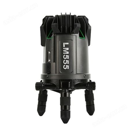 优利德（UNI-T）LM555LD 激光水平仪 高精度强光打斜线绿光5线自动调平打线仪
