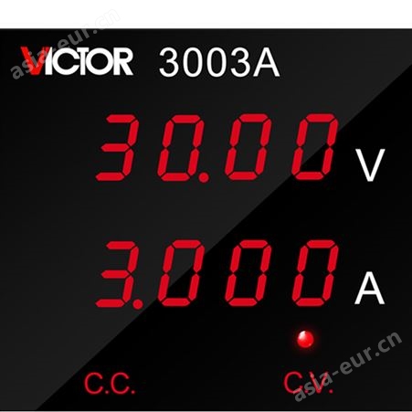 胜利仪器（VICTOR）直流可调稳压电源 USB输出线性数显稳压电源双通道恒流电源VC3003A