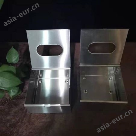 北京不锈钢正方形纸巾盒 包边设计金属质感防水防腐防生锈