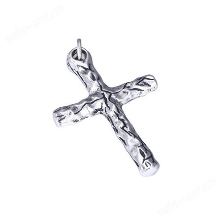 【今泊二】订单超过数万的精美仿古造型钛钢十字架吊坠 十字架项饰