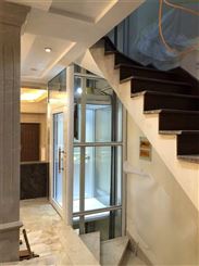 家用液压电梯 金泉 可定制 2层3层乘客电梯 外挂住宅电梯